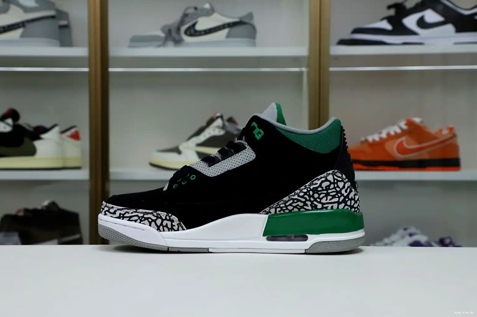 Kimikick JORDAN AIR 3 GREEN PINE 0520
